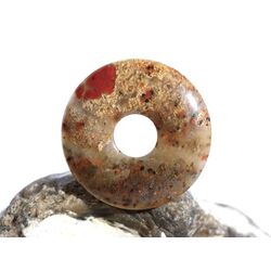 Leopardenfell-Rhyolith (Leopardenstein / Leopardenjapsis) Donut 30 mm (5,3 mm stark)
