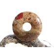 Leopardenfell-Rhyolith (Leopardenstein / Leopardenjapsis) Donut 30 mm (5,3 mm stark)