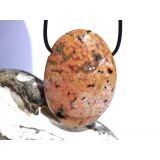 Ozeanachat XXXL Schmuckstein Cabochon gebohrt (Ozeanchalcedon / Ozeanjaspis) - Sonderqualität - ca. 5,2 cm x 3,8 cm x 1,8 cm