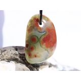Ozeanachat Schmuckstein Cabochon gebohrt (Ozeanchalcedon...