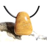 Ozeanachat Trommelstein gebohrt (Ozeanchalcedon / Ozeanjaspis) - schöne Qualität - ca. 2,6 cm x 2 cm x 1,4 cm
