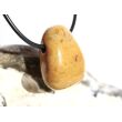 Ozeanachat Trommelstein gebohrt (Ozeanchalcedon / Ozeanjaspis) - schöne Qualität - ca. 2,6 cm x 2 cm x 1,4 cm