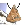 Ozeanachat XXL Schmuckstein Cabochon / Scheibenstein gebohrt (Ozeanchalcedon / Ozeanjaspis) - Sonderqualität - ca. 4,6 cm x 3,9 cm x 0,9 cm