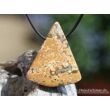 Ozeanachat XXL Schmuckstein Cabochon / Scheibenstein gebohrt (Ozeanchalcedon / Ozeanjaspis) - Sonderqualität - ca. 4,6 cm x 3,9 cm x 0,9 cm