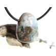 Ozeanachat Trommelstein gebohrt (Ozeanchalcedon / Ozeanjaspis) - ca. 2,4 cm x 1,8 cm x 1,4 cm