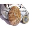 Ozeanachat XXXL Trommelstein gebohrt (Ozeanchalcedon / Ozeanjaspis) - ca. 5,8 cm x 3,7 cm x 1,7 cm
