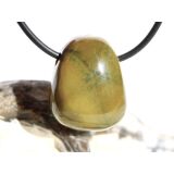 Ozeanachat Trommelstein gebohrt (Ozeanchalcedon / Ozeanjaspis) - schöne Qualität - ca. 2,4 cm x 2 cm x 1,5 cm