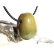 Ozeanachat Trommelstein gebohrt (Ozeanchalcedon / Ozeanjaspis) - schöne Qualität - ca. 2,4 cm x 2 cm x 1,5 cm
