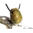 Ozeanachat Trommelstein gebohrt (Ozeanchalcedon / Ozeanjaspis) - schöne Qualität - ca. 2,4 cm x 2 cm x 1,5 cm