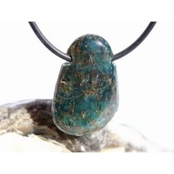 Apatit blau natur Schmuckstein Cabochon / Trommelstein...