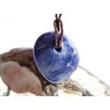 Blauquarz Trommelstein gebohrt - Sonderqualit�t - ca. 2,3...