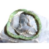 Disthen grün Armband Scheiben / Schmucksteine 9 x 6...