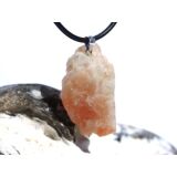 Sonnenstein Rohstein Anhänger Silberöse - AA-Sonderqualität - ca. 3,4 cm x 1,7 cm x 1,7 cm