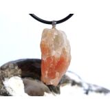 Sonnenstein Rohstein Anhänger Silberöse - AA-Sonderqualität - ca. 3,4 cm x 1,7 cm x 1,7 cm