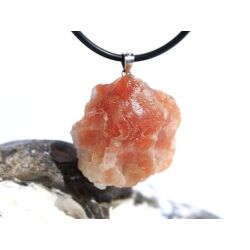 Sonnenstein Rohstein Anhänger Silberöse - AA-Sonderqualität - ca. 3,1 cm x 2,6 cm x 2 cm
