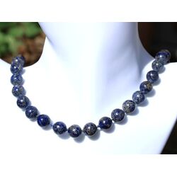 Lapislazuli Kugelkette 10 mm - ca. 85 cm
