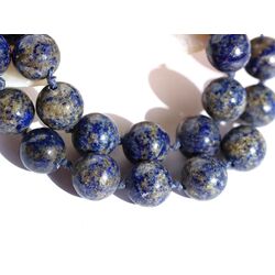 Lapislazuli Kugelkette 10 mm - ca. 85 cm