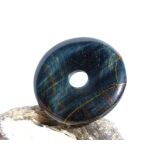 Tigerauge mit Falkenauge Donut Edelstein 30 mm (5 mm stark) - Sonderqualität -