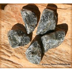 Labradorit Wassersteine-Sonderqualitt / Rohsteine extra angetrommelt - Raritt - ca. 100 g (GKS)