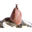 Aprikosencalcit (Calcit apricot) Schmuckstein gebohrt - ca. 2,9 cm x 2,1 cm x 1,5 cm