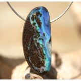 Boulderopal (Edelopal) XL Schmuckstein / Scheibenstein...