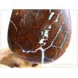 Boulderopal (Edelopal) XXXL Schmuckstein Cabochon / Scheibenstein gebohrt - Rarität - Sonderqualität - Handarbeit - ca. 6,1 cm x 4 cm x 1 cm