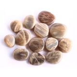 Mondstein grau / grauapricot (Feldspat) Scheibensteine -...