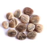 Mondstein grau / grauapricot (Feldspat) Scheibensteine -...