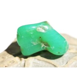Chrysopras Trommelstein - Sonderqualität - ca. 2,7 cm x 1,7 cm x 1,6 cm (GKS)