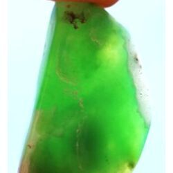 Chrysopras XL Trommelstein - Sonderqualitt - ca. 3,6 cm x 2,1 cm x 0,9 cm (Fairer Handel / GKS)