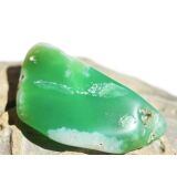 Chrysopras XL Trommelstein - Sonderqualität - ca. 3,6 cm x 2,1 cm x 0,9 cm (GKS)