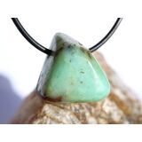 Chrysopras Schmuckstein / Trommelstein gebohrt - ca. 2,3...