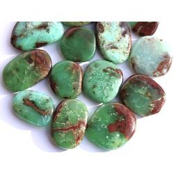 Chrysopras XXL Scheibensteine - sch�ne Qualit�t - Rarit�t - ca. 3,8 - 4,3 cm / ca. 25-28 g/St