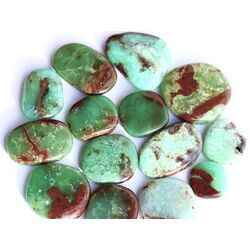 Chrysopras XXL Scheibensteine - sch�ne Qualit�t - Rarit�t - ca. 3,8 - 4,3 cm / ca. 25-28 g/St