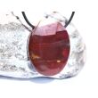 Mookait XXL Schmuckstein Cabochon / Scheibenstein gebohrt - Sonderqualität - ca. 4,1 cm x 3,1 cm x 1 cm