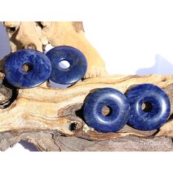 Sodalith Donut Edelstein 40 mm (6-7 mm stark)