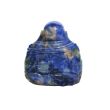 Sodalith Buddha Figur / Aufsteller - ca. 7 cm x 6,5 cm x 4,2 cm
