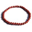 Jaspis rot Armband / Kugelarmband - Sonderqualität - Kugeln ca. 5 mm - ca. 18-19 cm