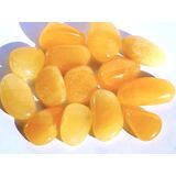 Calcit orange (Orangencalcit) Trommelsteine -...
