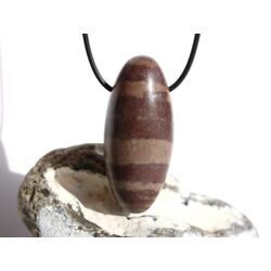 Shiva Lingam Ei (Sandstein/Tonstein) XXXL Trommelstein gebohrt - Sonderqualitt - ca. 5,6 cm x 2,4 cm