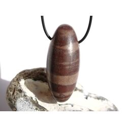 Shiva Lingam Ei (Sandstein/Tonstein) XXXL Trommelstein gebohrt - Sonderqualitt - ca. 5,6 cm x 2,4 cm