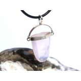 Rosenquarz Schmuckstein Cabochon - Anhänger Öse...