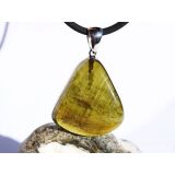 Turmalin grün (Verdelith) XL Schmuckstein Cabochon Anhänger Silberöse - AAA-Sonderqualität - Rarität - Handarbeit - ca. 4,7 cm x 3,5 cm x 1 cm