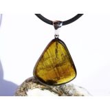 Turmalin grün (Verdelith) XL Schmuckstein Cabochon Anhänger Silberöse - AAA-Sonderqualität - Rarität - Handarbeit - ca. 4,7 cm x 3,5 cm x 1 cm
