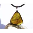 Turmalin grün (Verdelith) XL Schmuckstein Cabochon Anhänger Silberöse - AAA-Sonderqualität - Rarität - Handarbeit - ca. 4,7 cm x 3,5 cm x 1 cm