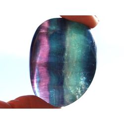 Fluorit bunt Regenbogenfluorit Trommelsteine - AA-Sonderqualitt - ca. 3,2 - 3,6 cm / ca. 20-24 g/St