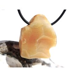 Opalholz / Holzopal / versteinertes Holz opalisiert Trommelstein gebohrt - Sonderqualitt - ca. 3,3 cm x 2,7 cm x 1,4 cm