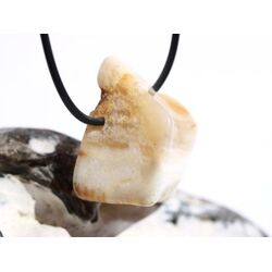 Opalholz / Holzopal / versteinertes Holz opalisiert XL Trommelstein gebohrt - Sonderqualitt - ca. 3,9 cm x 3,2 cm x 2,1 cm