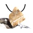 Opalholz / Holzopal / versteinertes Holz opalisiert XL Trommelstein gebohrt - Sonderqualität - ca. 3,9 cm x 3,2 cm x 2,1 cm