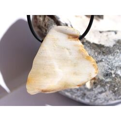 Opalholz / Holzopal / versteinertes Holz opalisiert XXL Trommelstein gebohrt - Sonderqualitt - ca. 4 cm x 4 cm x 1,5 cm